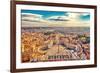 Saint Peter's Square in Vatican and Aerial View of Rome-S Borisov-Framed Photographic Print