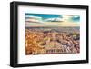 Saint Peter's Square in Vatican and Aerial View of Rome-S Borisov-Framed Photographic Print