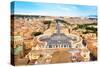 Saint Peter's Square in Vatican, Rome, Italy.-kasto-Stretched Canvas