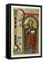 Saint Peter the First Pope Depicted Holding the Key of the Kingdom the Vatican-null-Framed Stretched Canvas