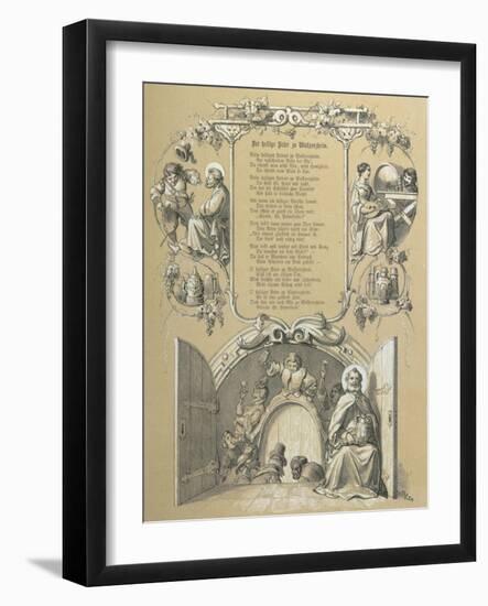 Saint Peter, Wallporzheim, 19th Century Lithography-null-Framed Giclee Print