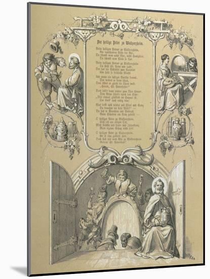 Saint Peter, Wallporzheim, 19th Century Lithography-null-Mounted Giclee Print