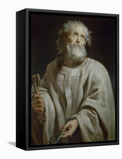 Saint Peter-Peter Paul Rubens-Framed Stretched Canvas