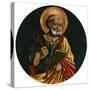 Saint Peter-Bartolomeo Caporali-Stretched Canvas