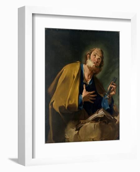 Saint Peter-Giovanni Battista Pittoni-Framed Giclee Print