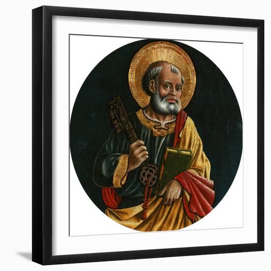 Saint Peter-Bartolomeo Caporali-Framed Giclee Print