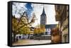 Saint Peters Church, Zurich, Switzerland-George Oze-Framed Stretched Canvas