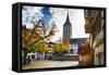 Saint Peters Church, Zurich, Switzerland-George Oze-Framed Stretched Canvas