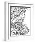 Saint Petersburg Cat: LINE ART-Oxana Zaika-Framed Giclee Print