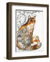 Saint Petersburg Cat-Oxana Zaika-Framed Giclee Print