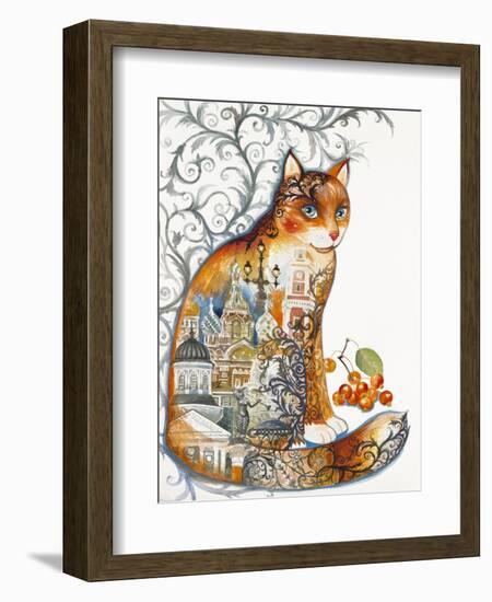 Saint Petersburg Cat-Oxana Zaika-Framed Giclee Print