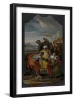 Saint Philip Baptizes the Eunuch, Jacob De Wit-Jacob De Wit-Framed Art Print