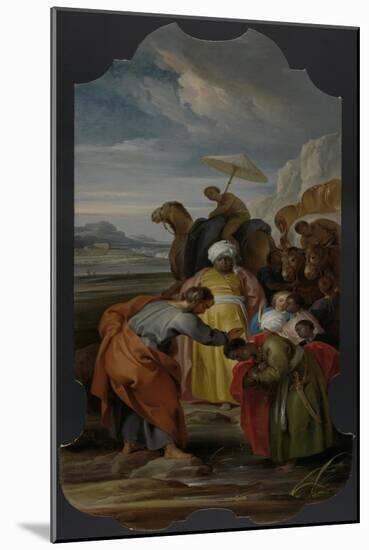 Saint Philip Baptizes the Eunuch, Jacob De Wit-Jacob De Wit-Mounted Art Print