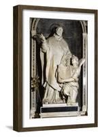 Saint Philip Neri with an Angel-Alessandro Algardi-Framed Giclee Print