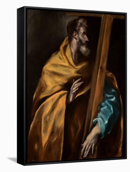 Saint Philip the Apostle-El Greco-Framed Stretched Canvas