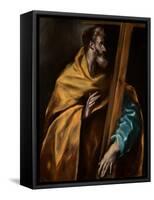 Saint Philip the Apostle-El Greco-Framed Stretched Canvas
