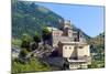 Saint-Pierre Castle, Saint Pierre, Aosta Valley, Italian Alps, Italy, Europe-Nico Tondini-Mounted Photographic Print