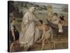 Saint Pierre Nolasque s'embarque pour ramener les captifs des Maures-Francisco Pacheco-Stretched Canvas