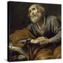 Saint Pierre repentant-Claude Vignon-Stretched Canvas