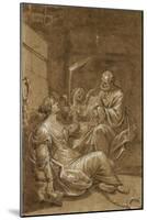 Saint Pierre visitant sainte Agathe dans sa prison-Donato Creti-Mounted Giclee Print