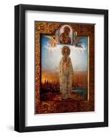 Saint Porphyrius of Gaza, End of 19th C-Osip Semionovich Chirikov-Framed Giclee Print