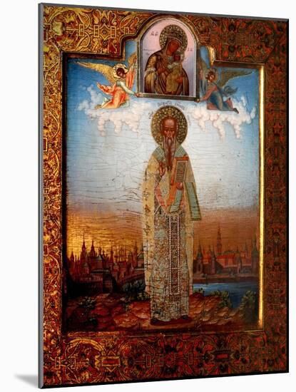 Saint Porphyrius of Gaza, End of 19th C-Osip Semionovich Chirikov-Mounted Giclee Print