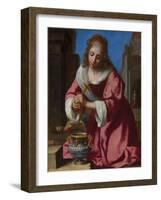 Saint Praxedis-Johannes Vermeer-Framed Giclee Print