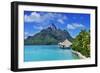 Saint Regis Bora Bora Resort, Bora Bora, French Polynesia, South Seas Pr-Norbert Eisele-Hein-Framed Photographic Print