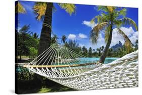Saint Regis Bora Bora Resort, Bora Bora, French Polynesia, South Seas Pr-Norbert Eisele-Hein-Stretched Canvas