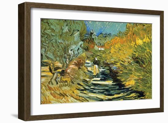 Saint-Remy-Vincent van Gogh-Framed Art Print