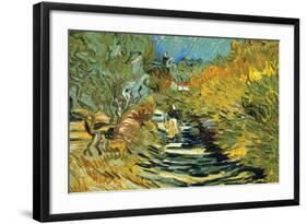 Saint-Remy-Vincent van Gogh-Framed Art Print