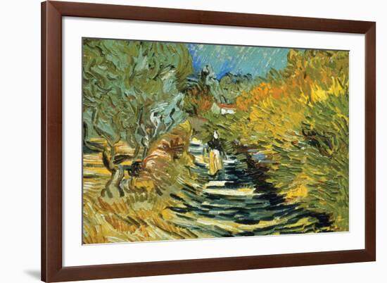 Saint-Remy-Vincent van Gogh-Framed Premium Giclee Print
