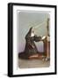 Saint Rita Praying-null-Framed Art Print