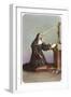 Saint Rita Praying-null-Framed Premium Giclee Print