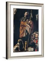 Saint Rocco-Tanzio da Varallo-Framed Art Print