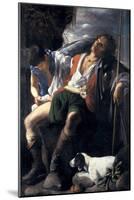 Saint Roch Comforted by an Angel-Carlo Saraceni-Mounted Giclee Print