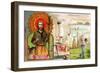 Saint Roch, Patron Saint of Plasterers, Laundry Workers and Dogs, C.1910-null-Framed Giclee Print