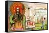 Saint Roch, Patron Saint of Plasterers, Laundry Workers and Dogs, C.1910-null-Framed Stretched Canvas