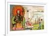 Saint Roch, Patron Saint of Plasterers, Laundry Workers and Dogs, C.1910-null-Framed Giclee Print