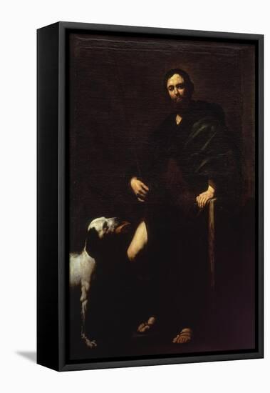 Saint Roch-Jusepe de Ribera-Framed Stretched Canvas