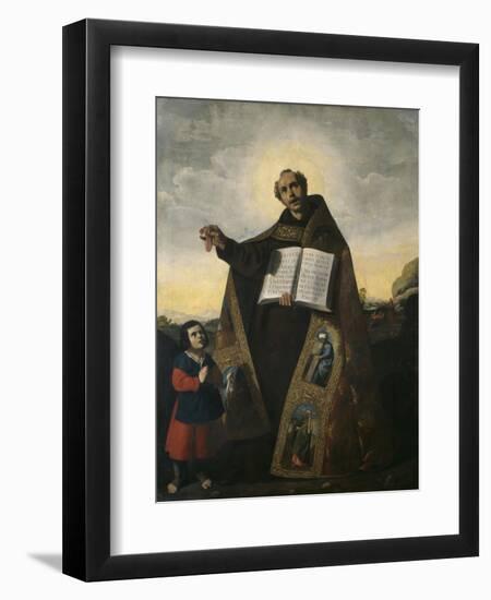 Saint Romanus of Antioch and Saint Barulas, 1638-Francisco de Zurbaran-Framed Giclee Print