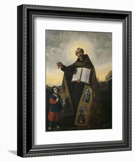 Saint Romanus of Antioch and Saint Barulas, 1638-Francisco de Zurbaran-Framed Giclee Print