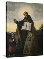 Saint Romanus of Antioch and Saint Barulas, 1638-Francisco de Zurbaran-Stretched Canvas