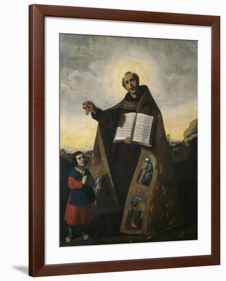 Saint Romanus of Antioch and Saint Barulas, 1638-Francisco de Zurbaran-Framed Giclee Print