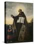 Saint Romanus of Antioch and Saint Barulas, 1638-Francisco de Zurbaran-Stretched Canvas