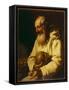 Saint Romuald-Johann Karl Loth-Framed Stretched Canvas