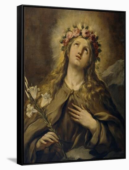 Saint Rosalia, Ca. 1697, Italian School-Luca Giordano-Framed Stretched Canvas