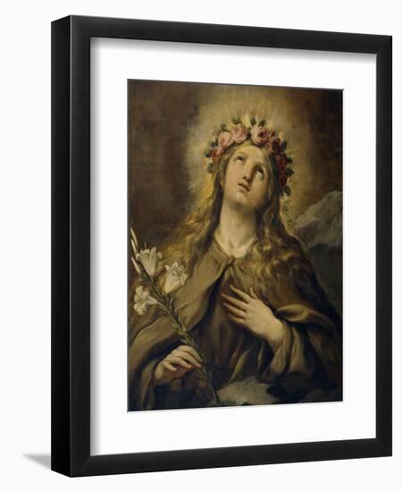 Saint Rosalia, Ca. 1697, Italian School-Luca Giordano-Framed Giclee Print