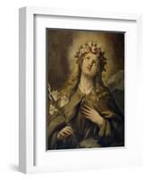 Saint Rosalia, Ca. 1697, Italian School-Luca Giordano-Framed Giclee Print