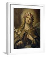 Saint Rosalia, Ca. 1697, Italian School-Luca Giordano-Framed Giclee Print